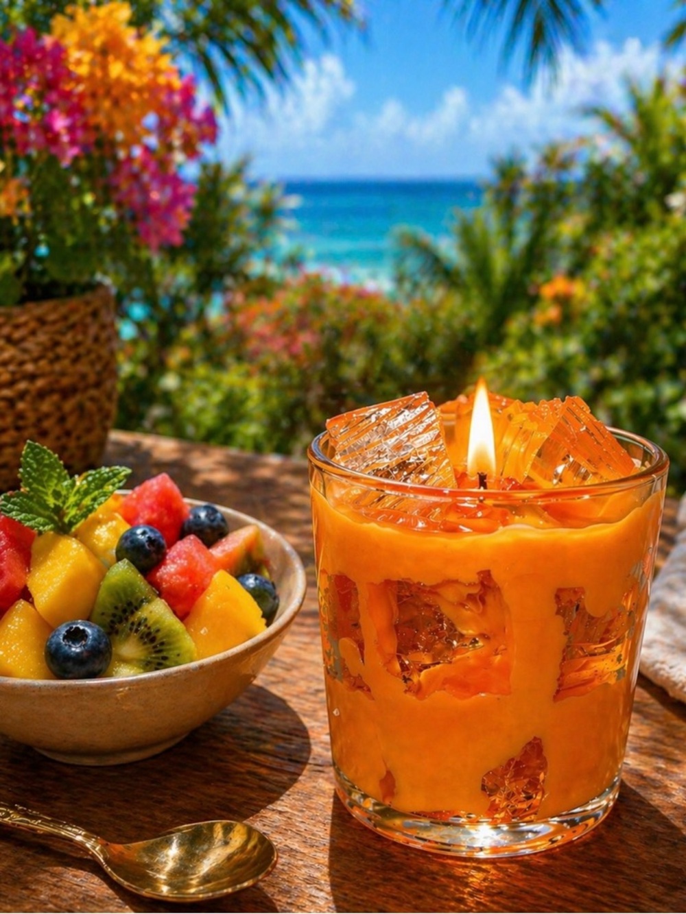 Bring sunshine into your space with our Sweet Orange Candle 🍊